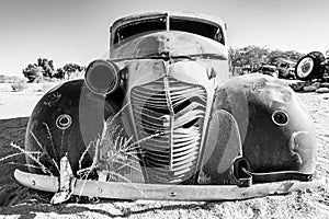 Abandoned car from Solitaire, Namibia