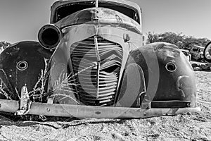 Abandoned car from Solitaire, Namibia