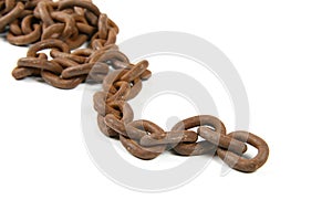 Old rusty chain