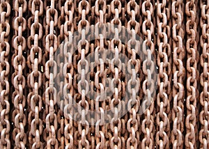 Old rusty chain as background