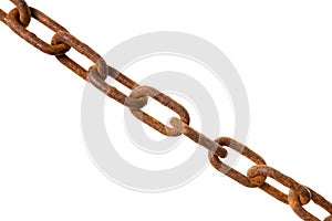 Old rusty chain