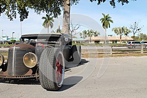 Old Rusty American Chevy Rat Rod