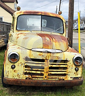 Old Rusty classic pickup