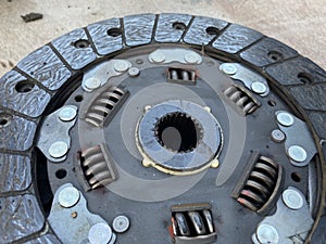 Old rusty clutch texture