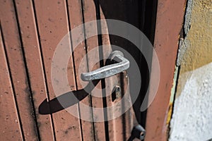 Old rusty door handle 2