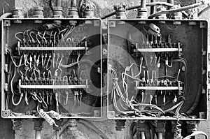 Old rusty eletrical box