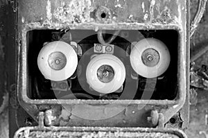 Old rusty eletrical box