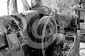 Old rusty eletrical box