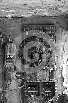 Old rusty eletrical box