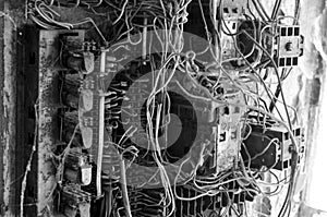 Old rusty eletrical box