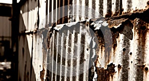 old rusty galvanized sheet texture background