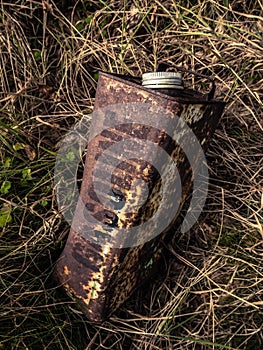 Old Rusty Gasoline Can