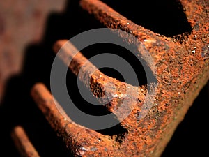 Old rusty gear. Detail II