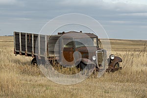 Old Rusty Grain Truck