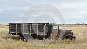 Old Rusty Grain Truck