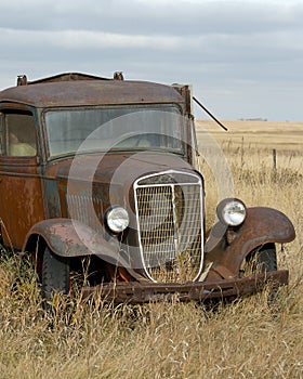 Old Rusty Grain Truck