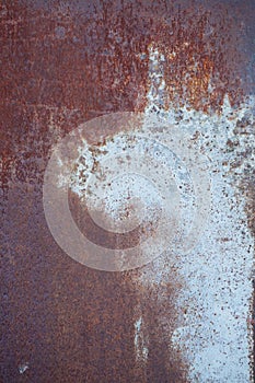 Old rusty grunge metal surface