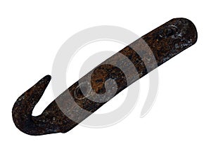 Old rusty hook