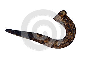 Old rusty hook
