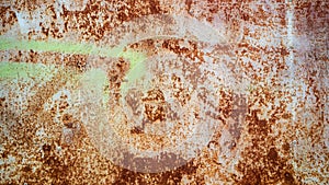 old and rusty iron gate texture