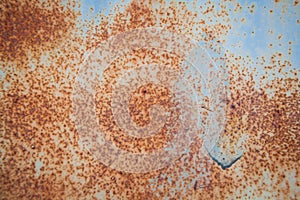 Old rusty iron wall background