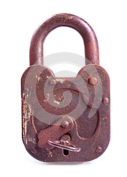 Old rusty lock