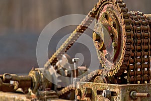 Old & Rusty machine part