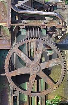 Old rusty machinery