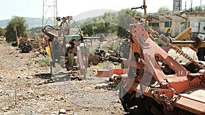 Old rusty machinery