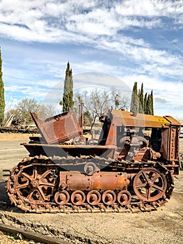 Old and Rusty Machinery For Construction