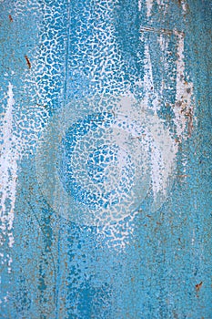 Old rusty metal container surface