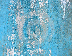 Old rusty metal container surface