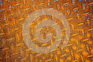 Old rusty metal sheet