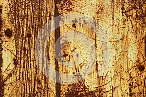 Old rusty metal sheet