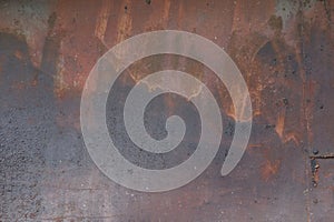 Old rusty metal surface