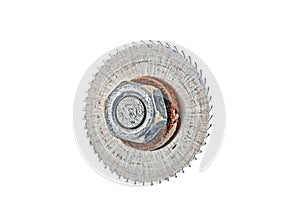 Old and rusty milling cutter