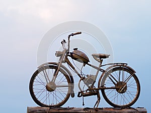 Old rusty motocycle