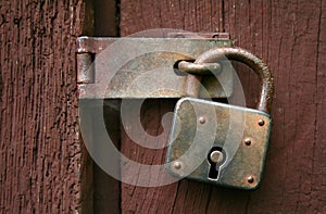 Old Rusty Padlock