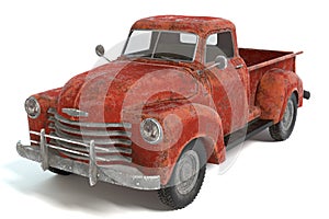 Old Rusty Pickup Truck