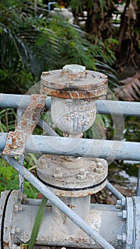 Old rusty pipeline