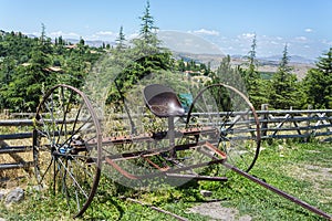 Old and rusty plow - Old fashioned agricultural plough