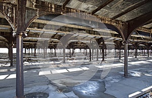 Old Rusty Railroad Station