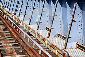 Old Rusty Railway Bridge