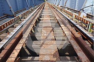 Old Rusty Railway Bridge
