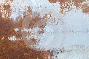 Old rusty and stain grungy wall texture and background