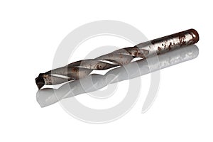 Old, rusty steel drill bit