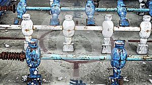 Old Rusty Table Soccer Game