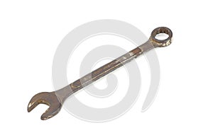 Old rusty wrench