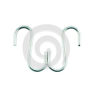 Old S-shape hook with scratch