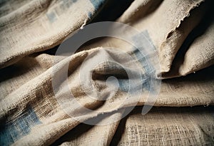 Old sack cloth background and texture